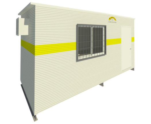 4.8 x 2.4 portable office