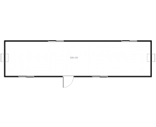 12.0 x 3.0 Multi Purpose Building Floor Plan