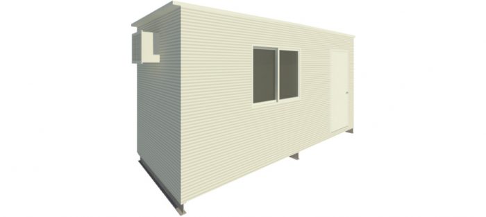 4.8 x 2.4 Multi Purpose Building Front