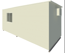 6.0 x 3.0 Multi Purpose Building Rear Perspective