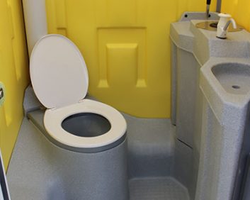 Portable toilet plastic