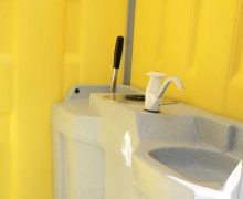 Single Portable Toilet Wash Basin